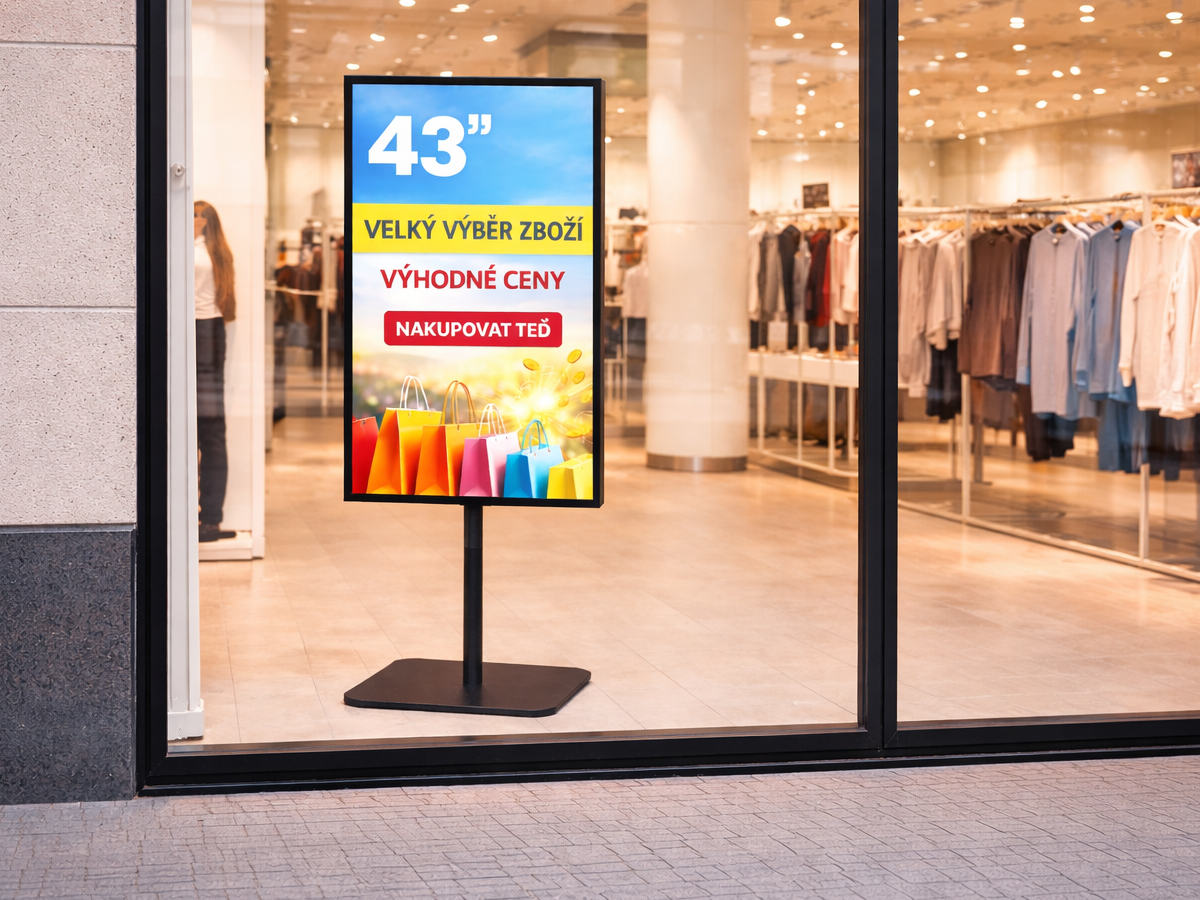 Informační monitor 43