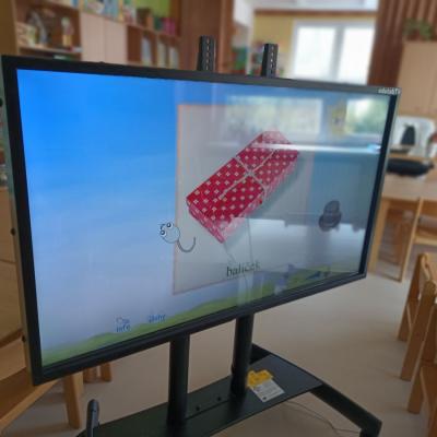 Dotykova Televize Monitor Sestava Tabule 50 4